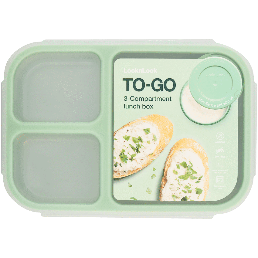 LocknLock To-Go Lunch Box 1.5lt - Mint 2
