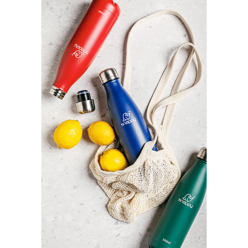 Snappy Stainless Steel Vacuum Bottle 500ml - Emerald 4