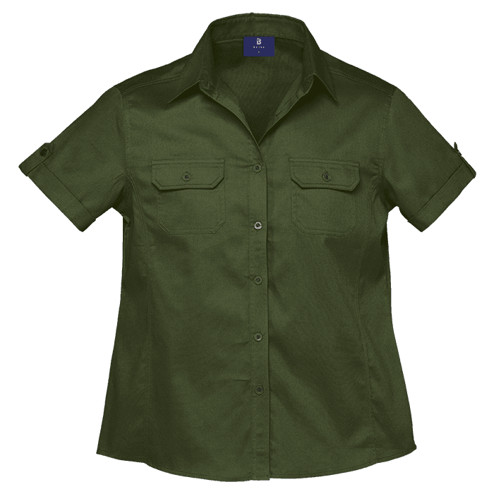 Plain Bush Shirt Ladies 5