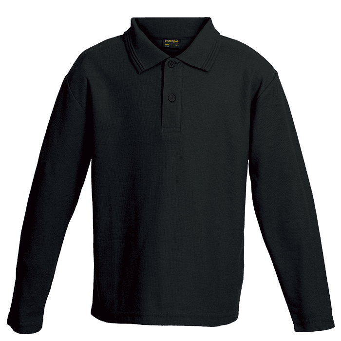 175g Pique Knit Long Sleeve Golfer Kiddies 3