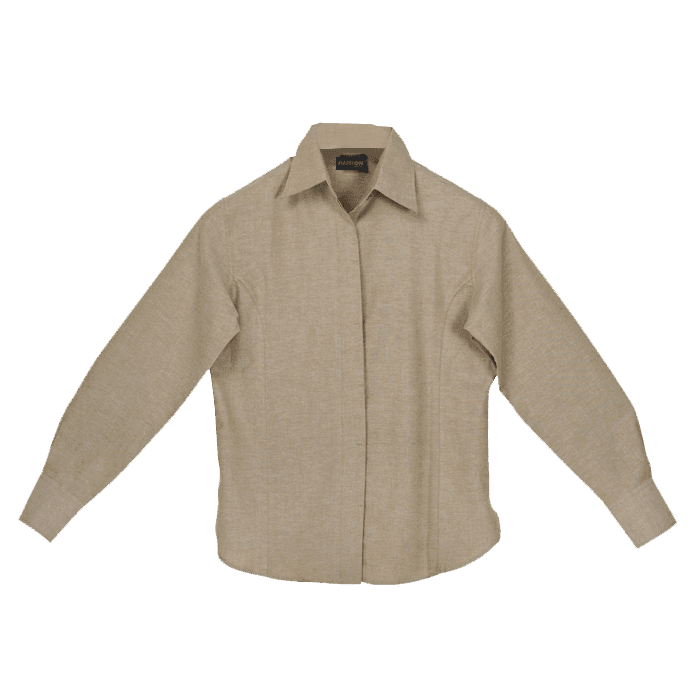 Oxford Blouse Long Sleeve Ladies 5
