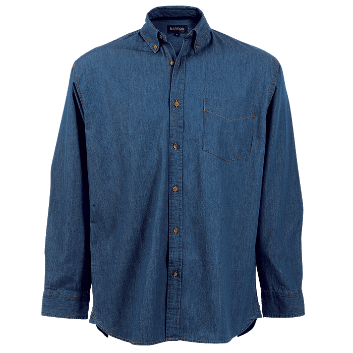 Denver Denim Shirt Long Sleeve Mens 2