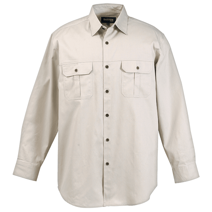 Bush Shirt Long Sleeve Mens 3