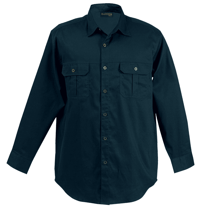 Bush Shirt Long Sleeve Mens 1
