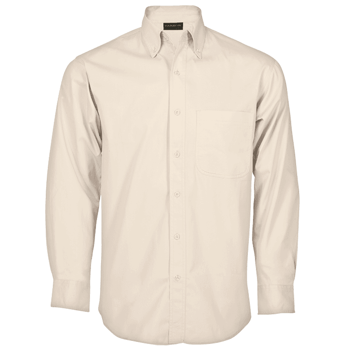Brushed Cotton Twill Lounge Long Sleeve Mens