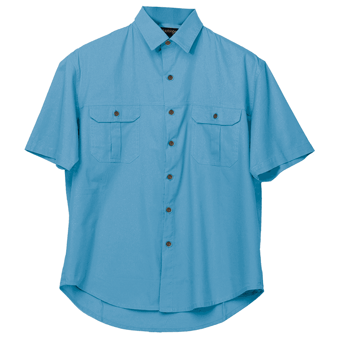 Plain Bush Shirt Mens 8