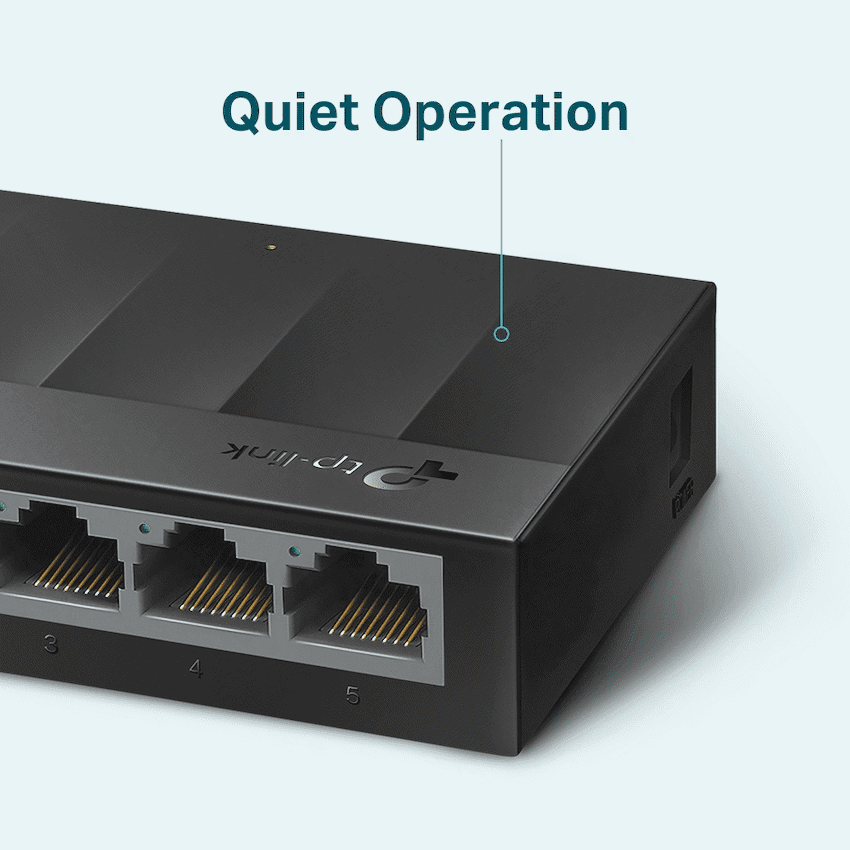 TP-Link LiteWave LS1005G 5-Port Gigabit Desktop Switch 3