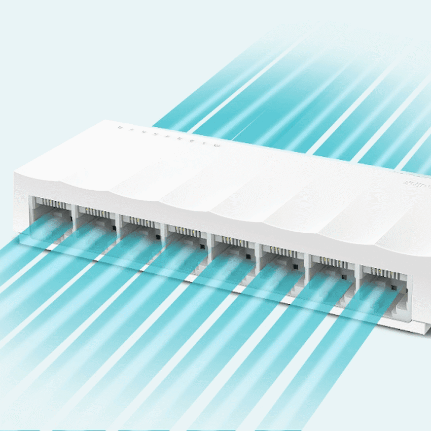 TP-Link LS1008 8-Port 10/100Mbps Desktop Switch 6