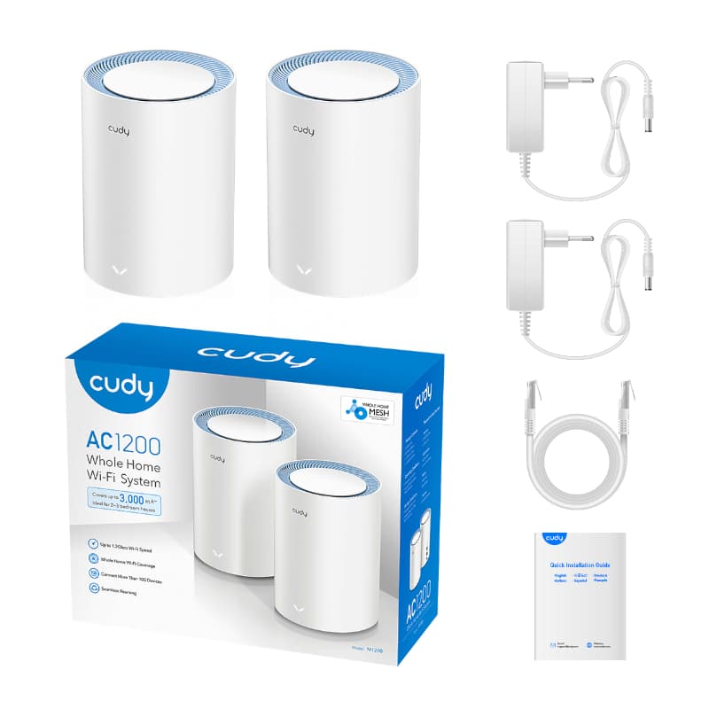 Cudy AC1200 Wi-Fi Mesh Kit 2 Pack 5