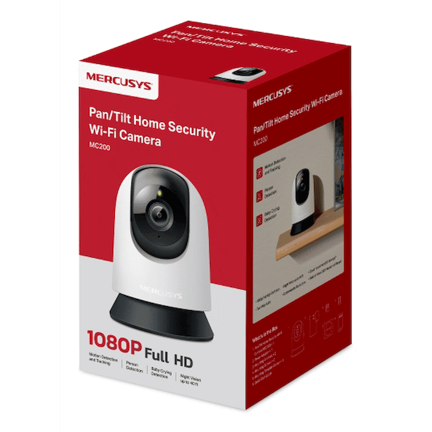TP-Link Mercusys Pan/Tilt Home Security Wi-Fi Camera 2