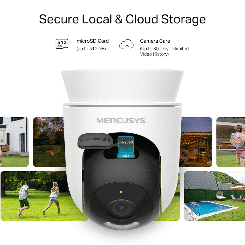 TP-Link Mercusys Outdoor Pan/Tilt Security Wi-Fi Camera 3