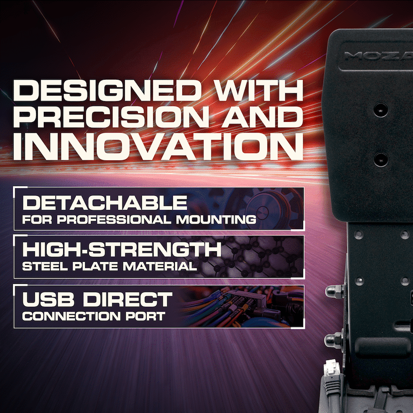 MOZA SR-P Lite Clutch Pedal for R5 Bundle 4
