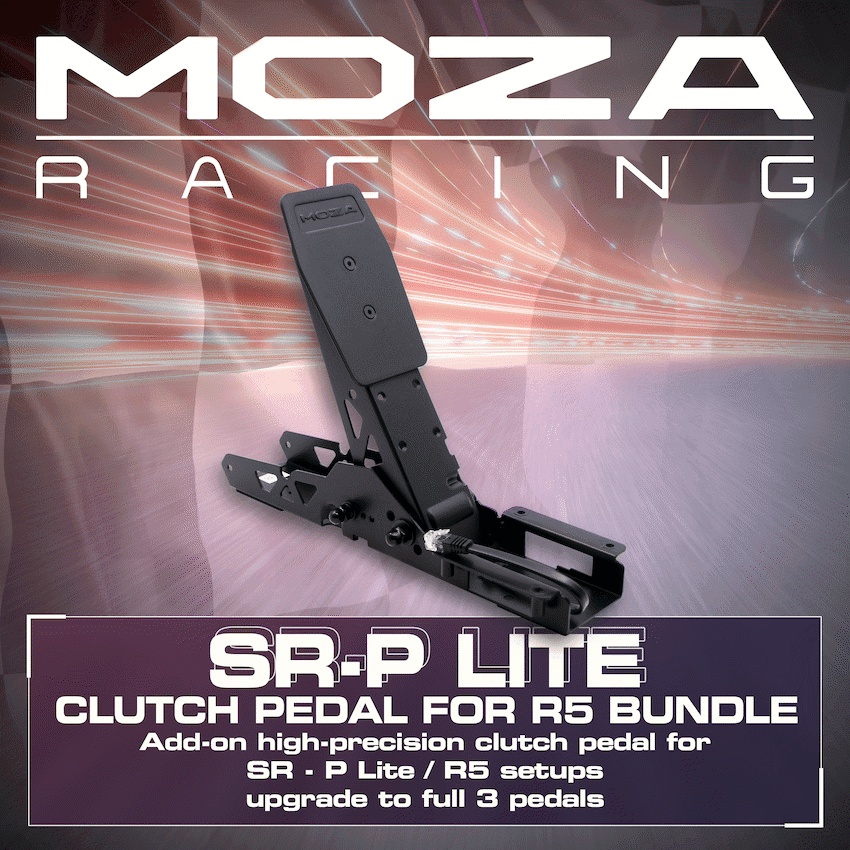 MOZA SR-P Lite Clutch Pedal for R5 Bundle 7