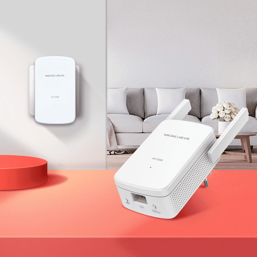 TP-Link Mercusys MP510 KIT AV1000 Gigabit Powerline Wi-Fi Kit 4