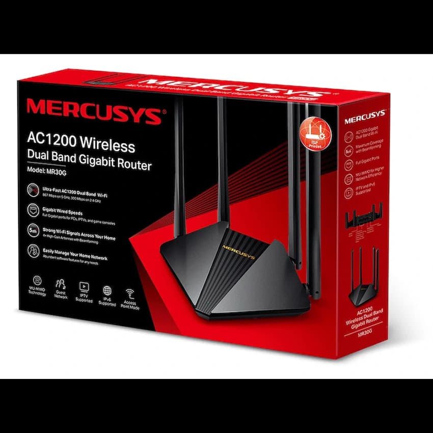 TP-Link Mercusys MR30G AC1200 Wireless Dual Band Gigabit Router 4