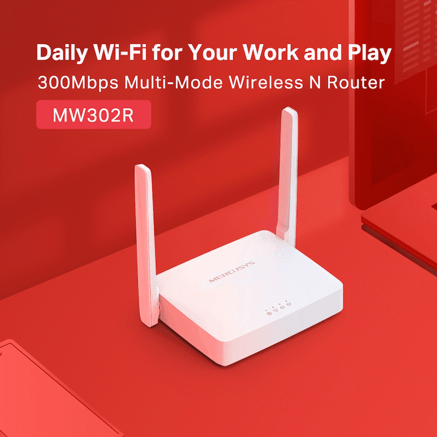 TP-Link Mercusys MW302R 300Mbps Wireless N Router 3