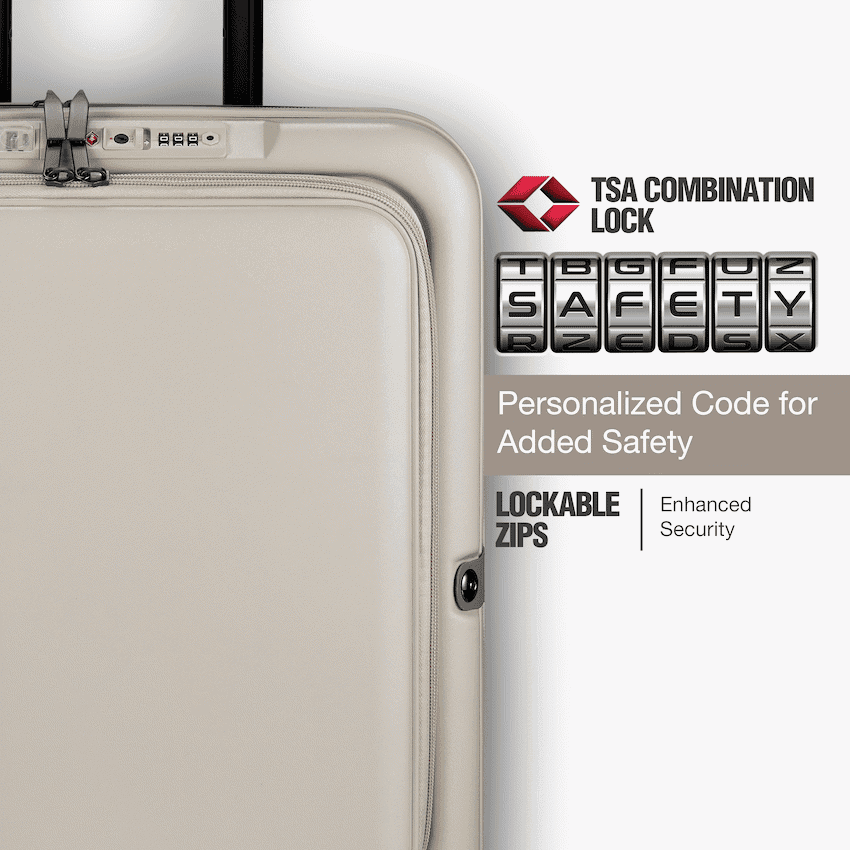Expandable PP 55cm Carry On Luggage 7