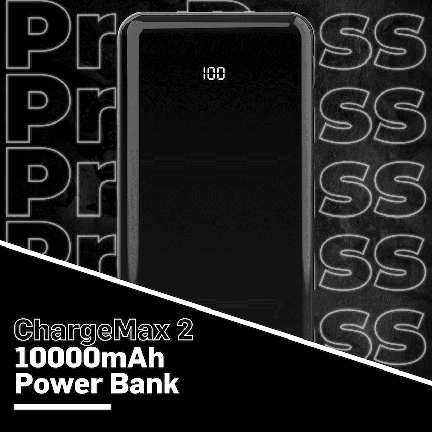 Pro Bass ChargeMax 2 10 000mAh power bank - Black 3