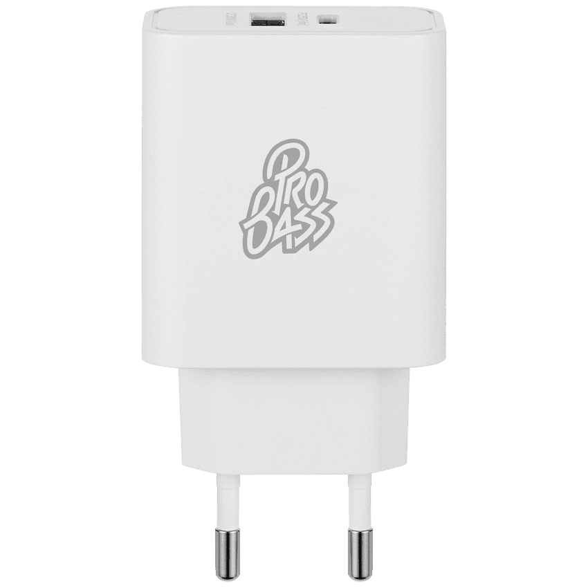 Pro Bass Dual USB + Type-C Wall Charger 32w 2