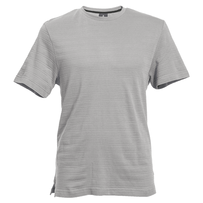 170g Pique Knit Jacquard Stripe T-Shirt 3