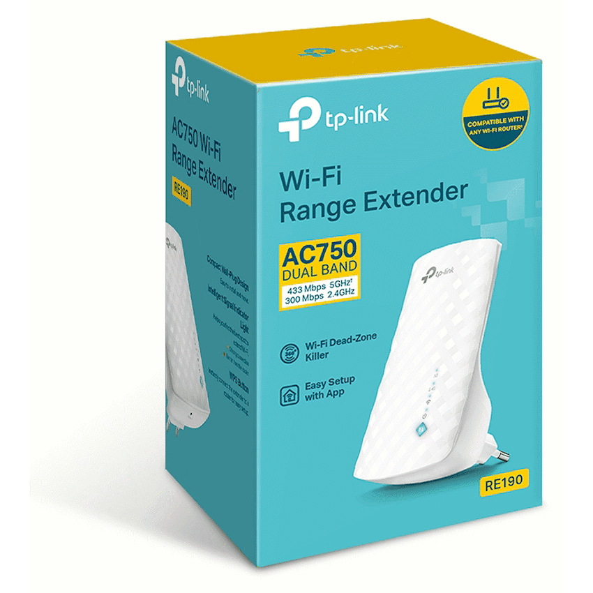 TP-Link RE190 AC750 Wi-Fi Range Extender 4