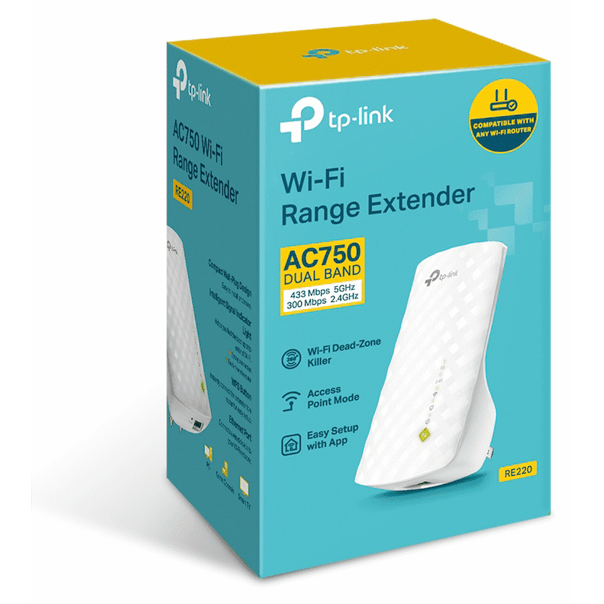 TP-Link RE220 AC750 Wi-Fi Range Extender 4