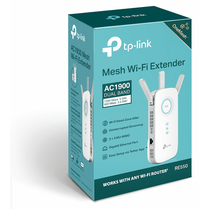TP-Link RE550 AC1900 MU-MIMO Wi-Fi Range Extender 4