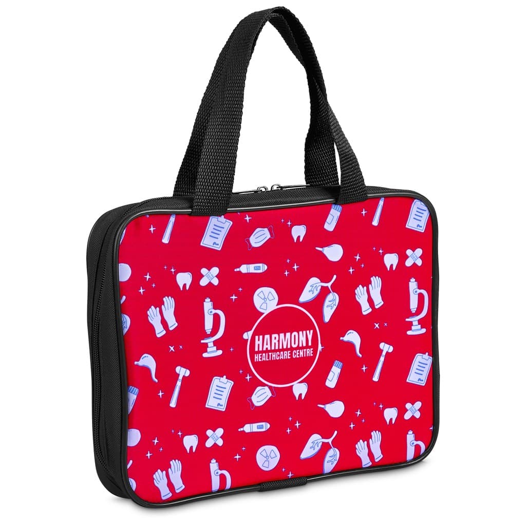 Pre-Printed Sample Hoppla Hero Polyester First Aid Carry Bag 7