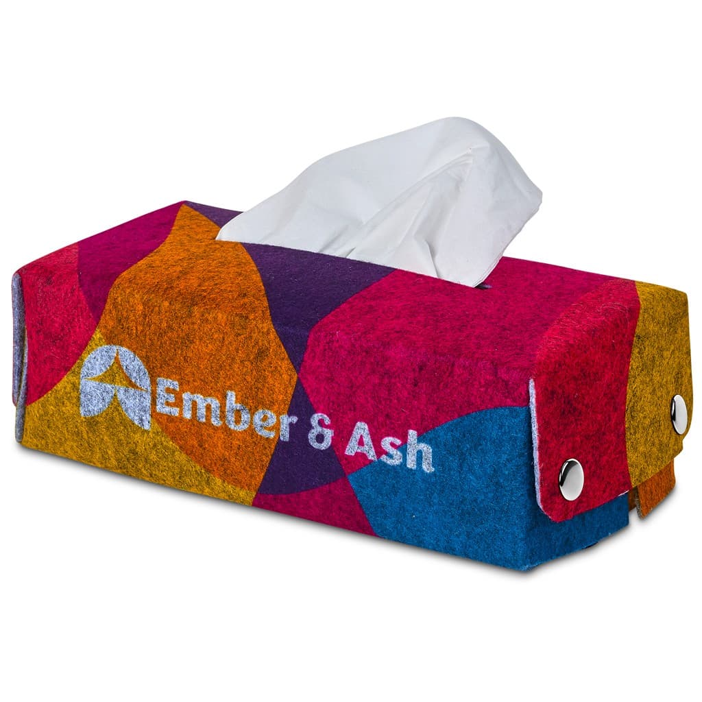 Pre-Production Sample Hoppla Revive RPET Felt Tissue Box Cover 6