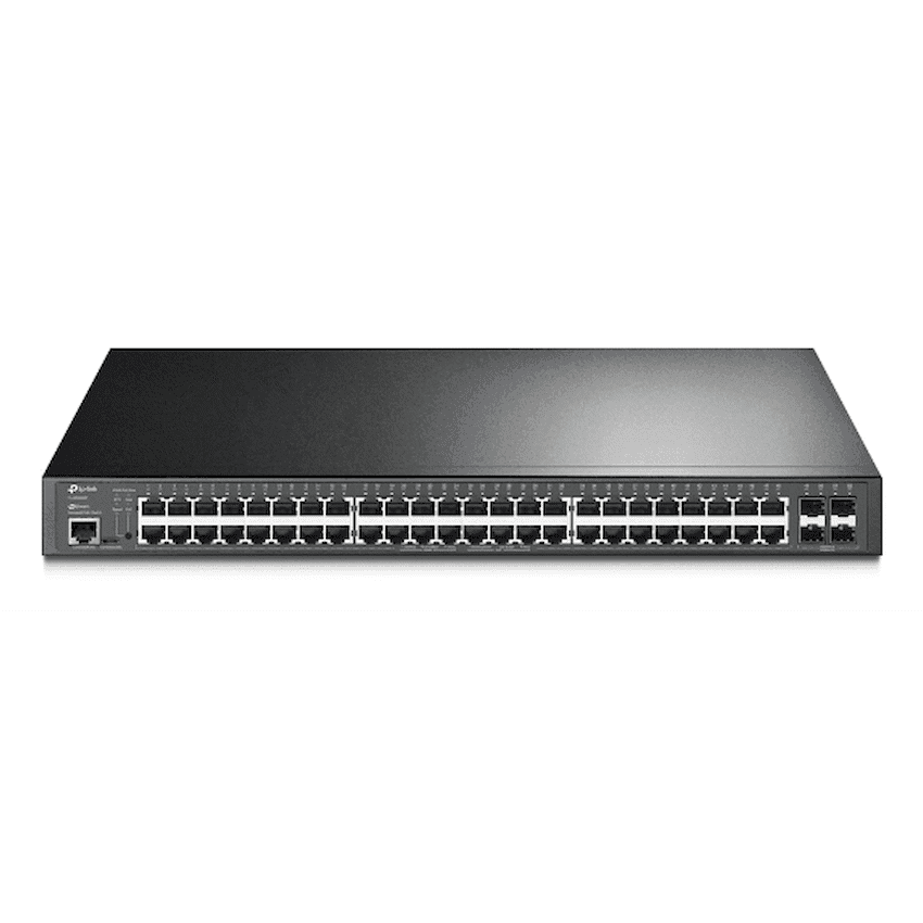 TP-Link SG3452P JetStream 52-Port Gigabit L2+ Managed Switch with 48-Port PoE+ 2