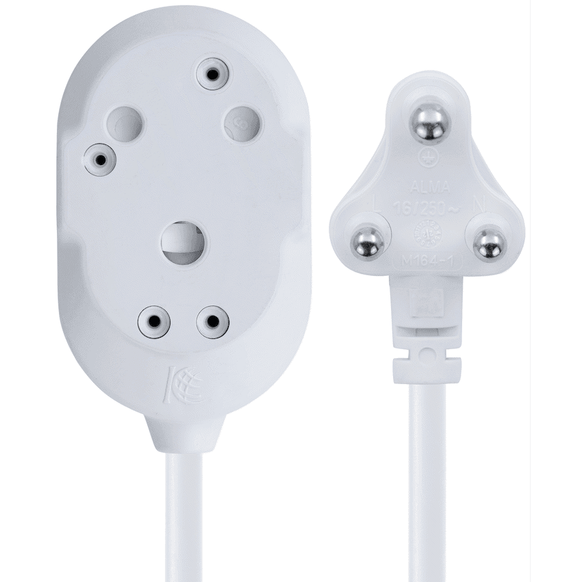 SWITCHED HEAVY DUTY Back To Back(BTB) EXTENSION LEADS 10M 2