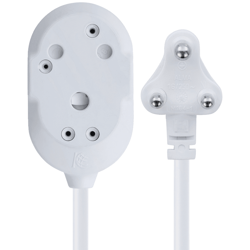 SWITCHED HEAVY DUTY Back To Back(BTB) EXTENSION LEADS 10M 7