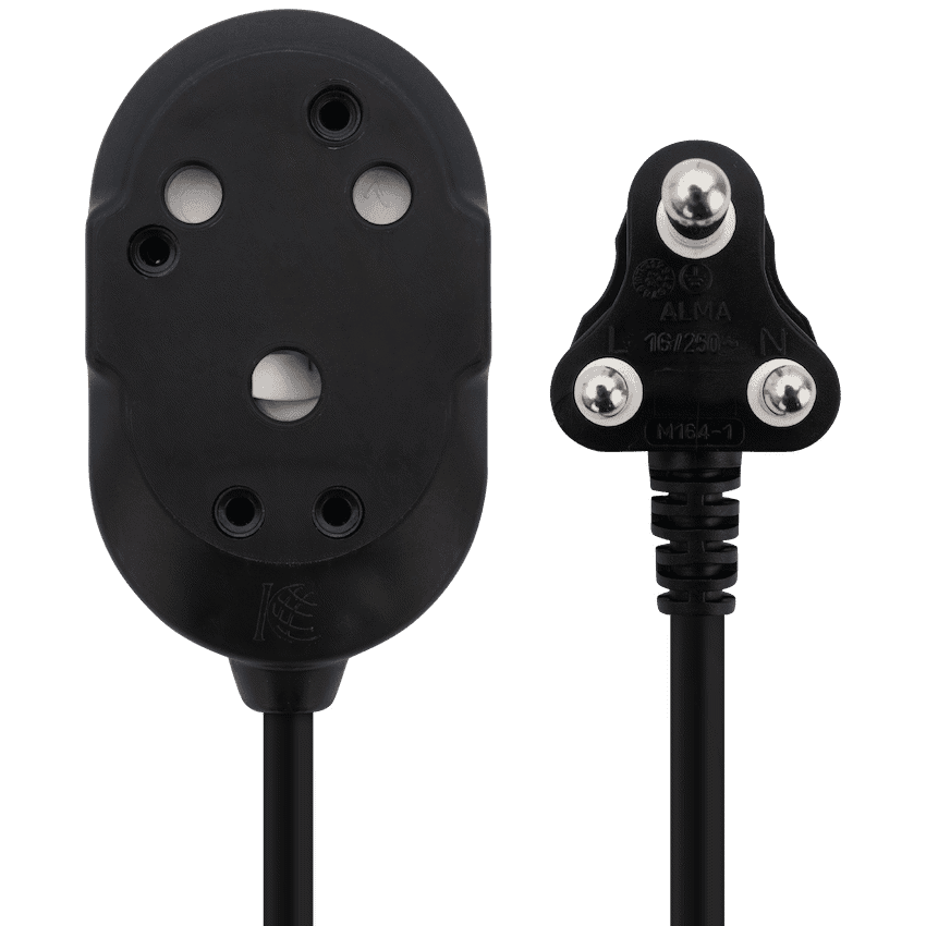 SWITCHED HEAVY DUTY Back To Back(BTB) EXTENSION LEADS 3M 3