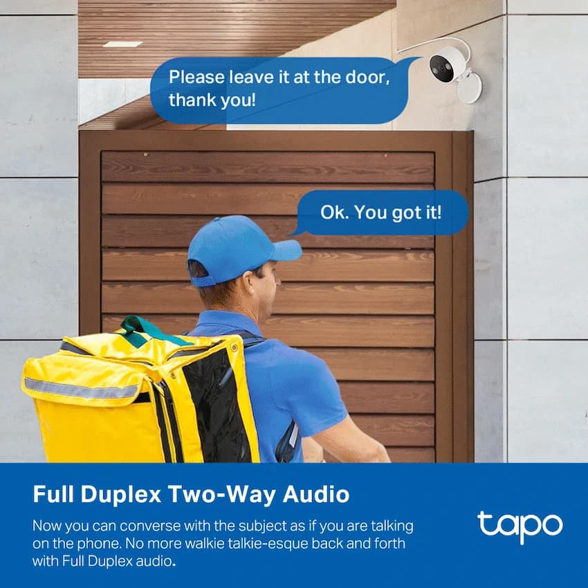 TP-Link Tapo Indoor/Outdoor Home Security Wi-Fi Camera 2