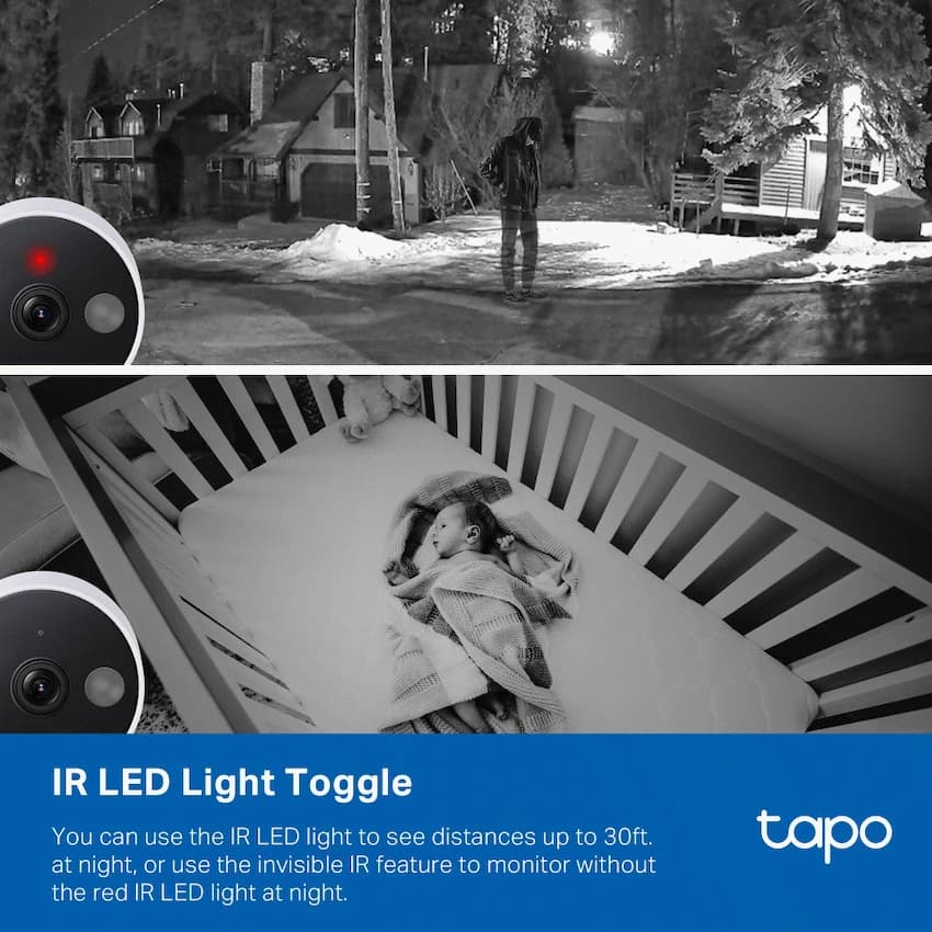 TP-Link Tapo Indoor/Outdoor Home Security Wi-Fi Camera 8