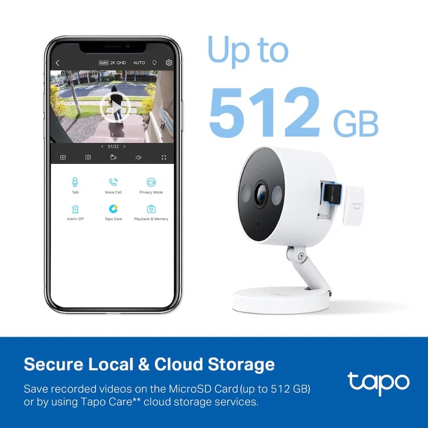 TP-Link Tapo Indoor/Outdoor Home Security Wi-Fi Camera 3