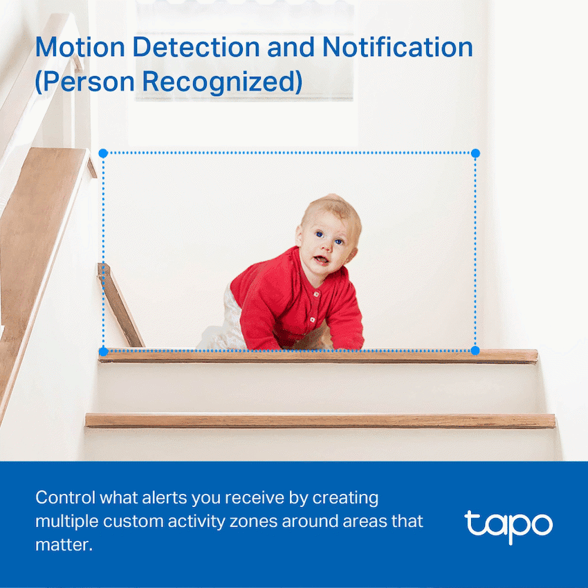 TP-Link Tapo C200P2 Pan/Tilt Home Security Wi-Fi Camera 6