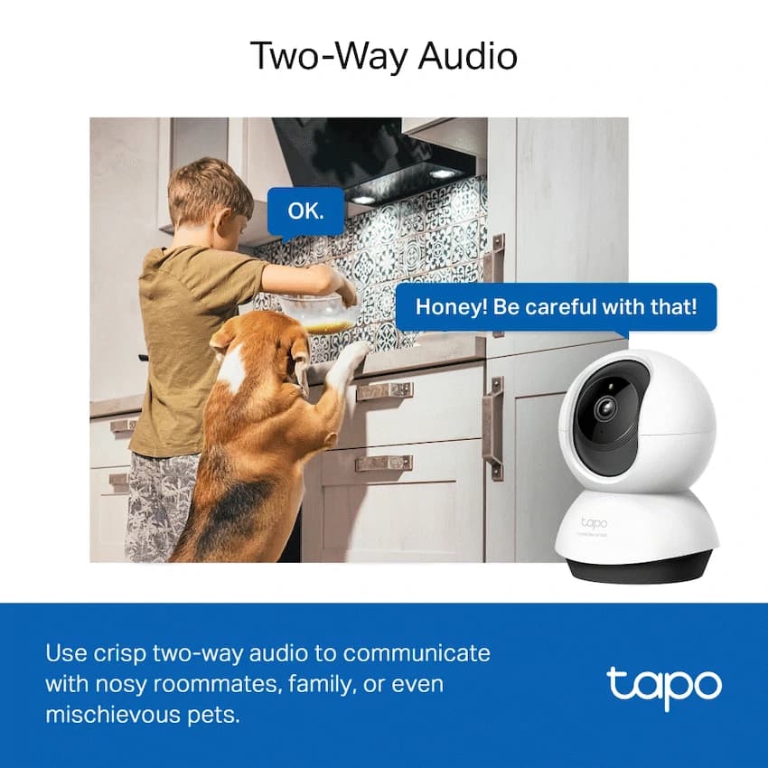 TP-Link Tapo Pan/Tilt AI Home Security Wi-Fi Camera 6