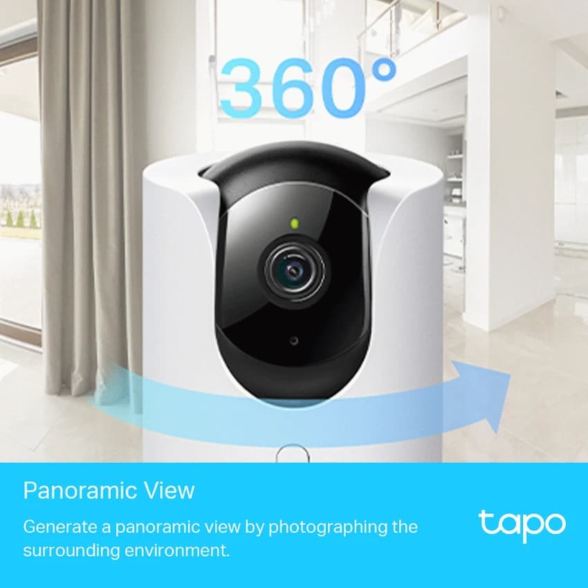 TP-Link Tapo C225 2K QHD Pan/Tilt AI Home Security Wi-Fi Camera 6