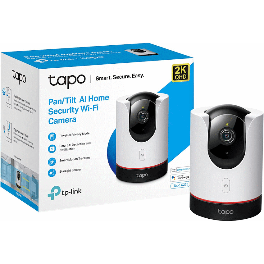 TP-Link Tapo C225 2K QHD Pan/Tilt AI Home Security Wi-Fi Camera 2