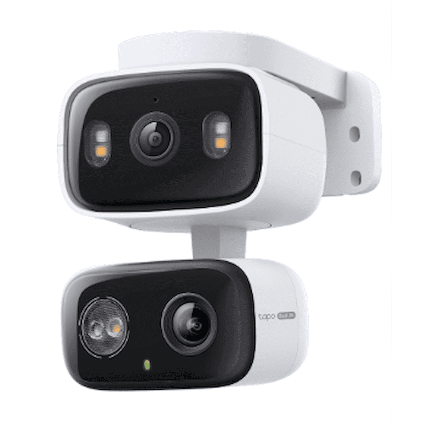 Indoor/Outdoor Dual Lens Pan/Tilt Security Camera