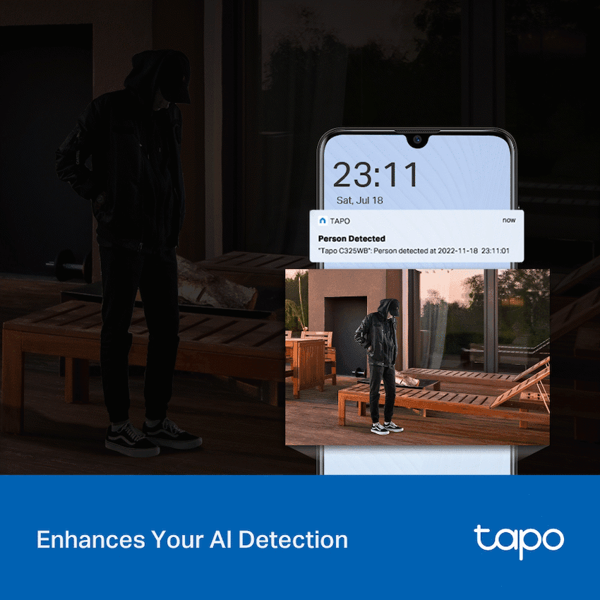 TP-Link Tapo C325WB Outdoor Security Wi-Fi Camera 7
