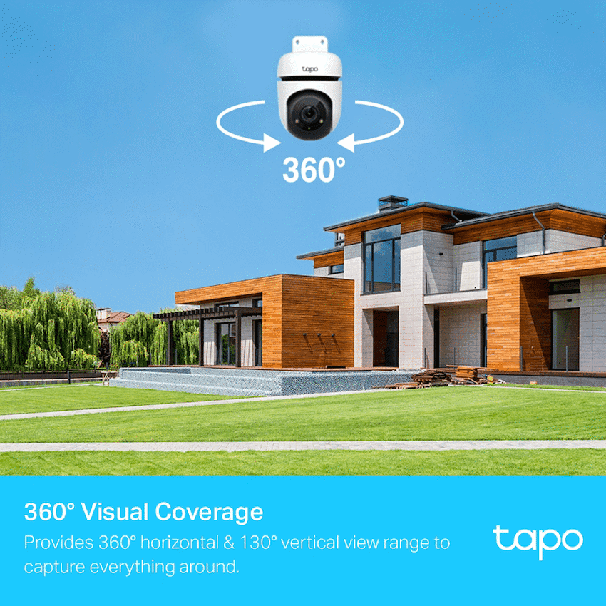 TP-Link Tapo C500 1080p Outdoor Pan/Tilt Security Wi-Fi Camera 6