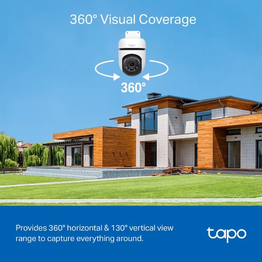 TP-Link Tapo C510W 2K Outdoor Pan/Tilt Security WiFi Camera 5