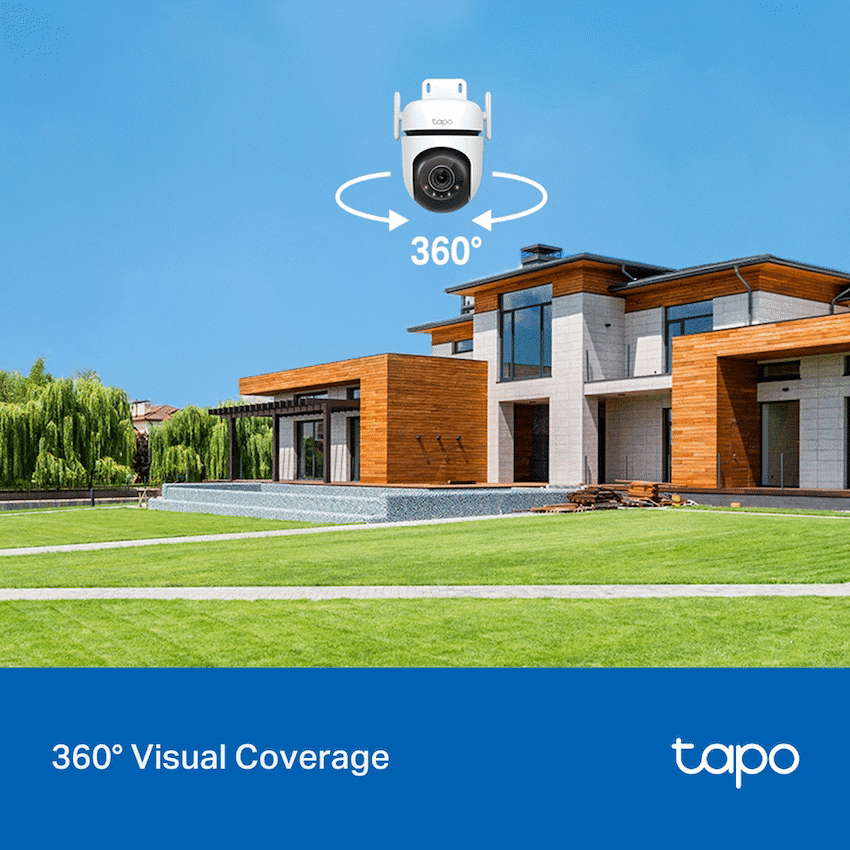 TP-Link Tapo C520WS 4MP 2K QHD Outdoor Pan/Tilt Security Wi-Fi Camera 4