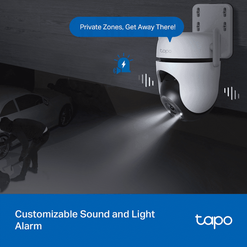TP-Link Tapo C520WS 4MP 2K QHD Outdoor Pan/Tilt Security Wi-Fi Camera 9
