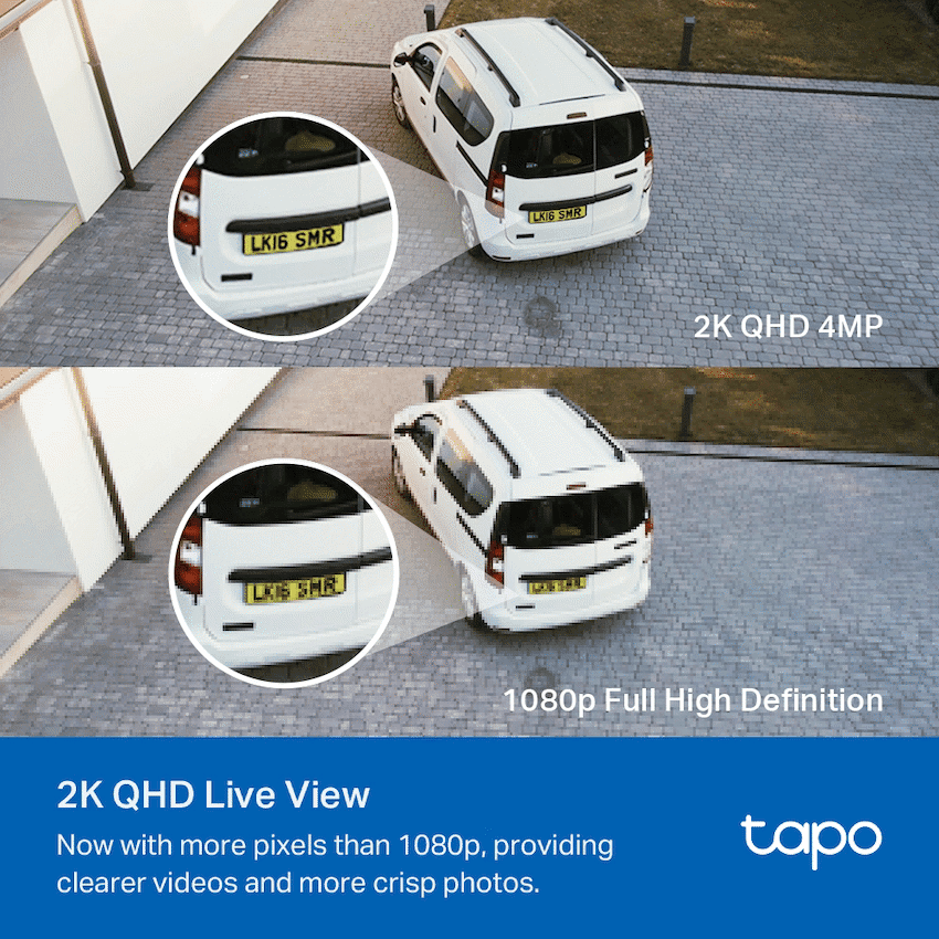 TP-Link Tapo C720 4MP 2K QHD Outdoor security Camera with 2800 lumen floodlight 3