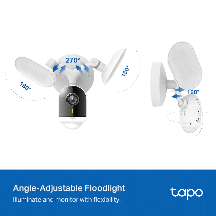 TP-Link Tapo C720 4MP 2K QHD Outdoor security Camera with 2800 lumen floodlight 5