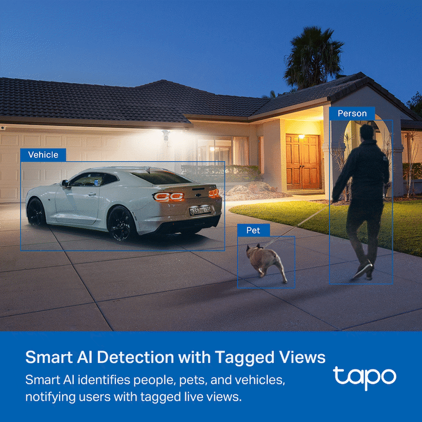 TP-Link Tapo C720 4MP 2K QHD Outdoor security Camera with 2800 lumen floodlight 6