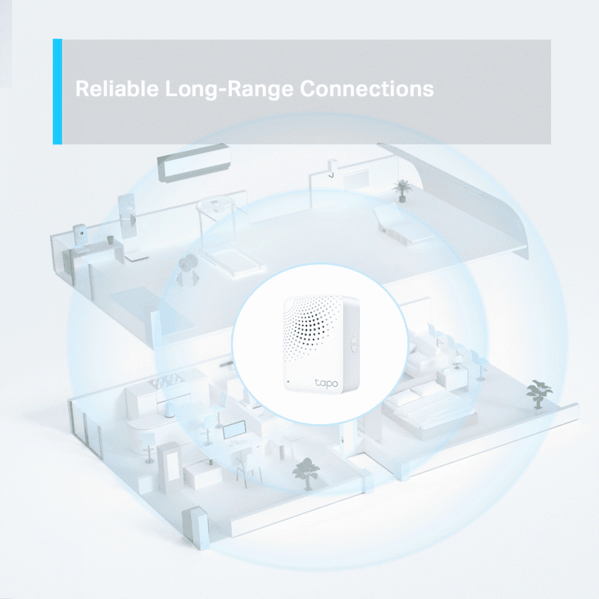 TP-Link Tapo H100 Smart Wi-Fi 868mhz Hub with Chime 5